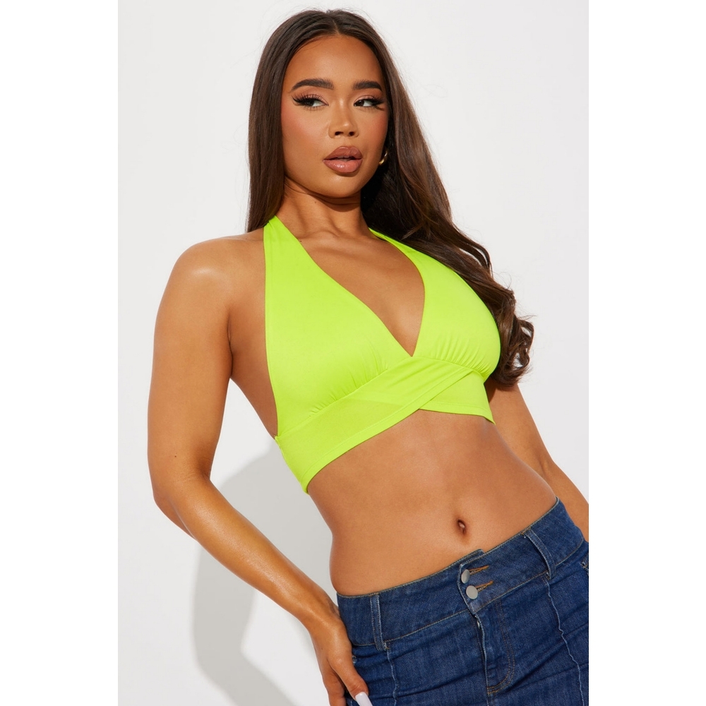 You Are Mine Halter Top Large NWT